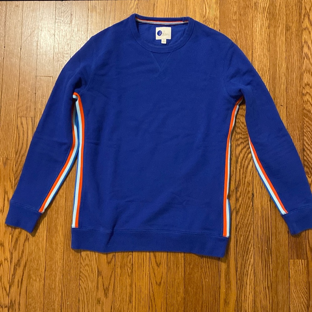 Boden Crewneck Sweatshirt w stripe detail